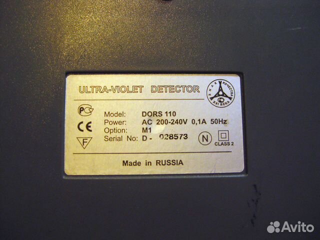 Ультрафиолетовый детектор банкнот dors 110 Ультрафиолетовый детектор банкнот dors 110