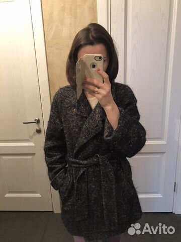 Зимнее пальто шерсть, альпака