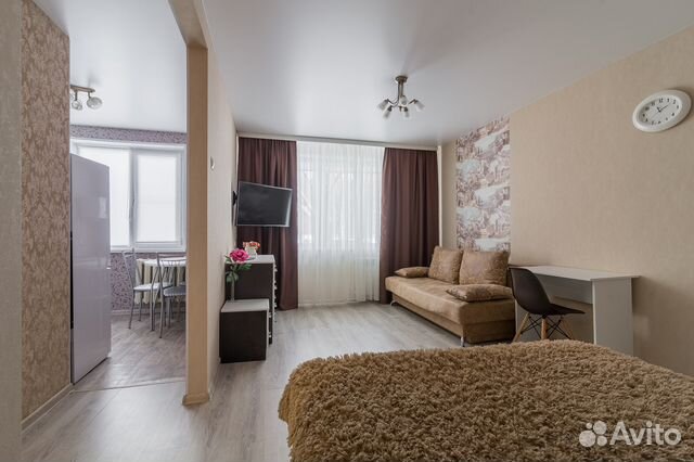 

1-к. квартира, 38 м², 2 кровати