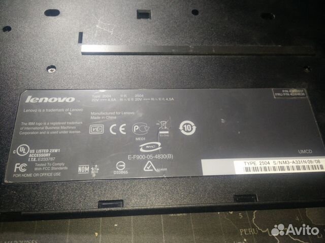 Lenovo докстанция type 2504