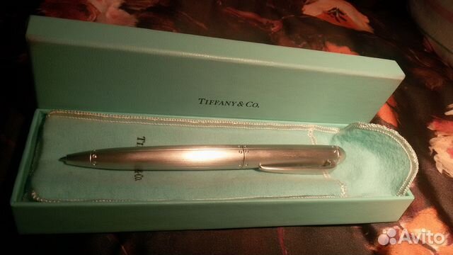 Шариковая ручка Tiffani & Co серебро 925 оригинал