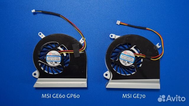 Кулеры для MSI GE40 GE60 GP60 GE70