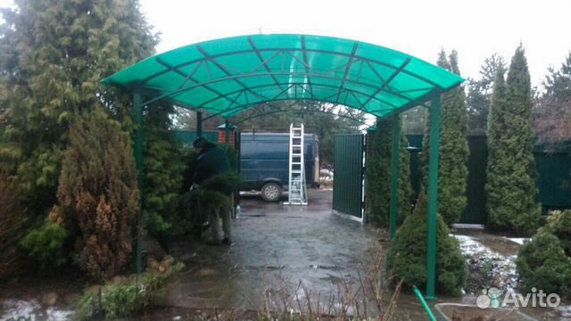Навесы из поликарбоната Навесы из поликарбоната