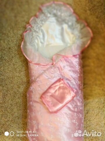 Одеялко нежно розового цвета