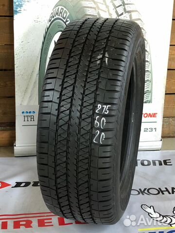 Летние шины бу R20 275 60 bridgestone dueler H/T