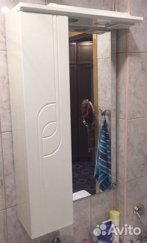 Навесной шкаф с зеркалом 50 см в ванную комнату Навесной шкаф с зеркалом 50 см в ванную комнату