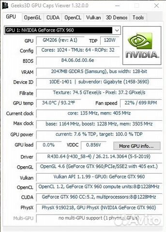 GeForce GTX 960