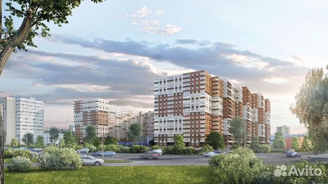 1-к квартира, 41.3 м², 16/17 эт.