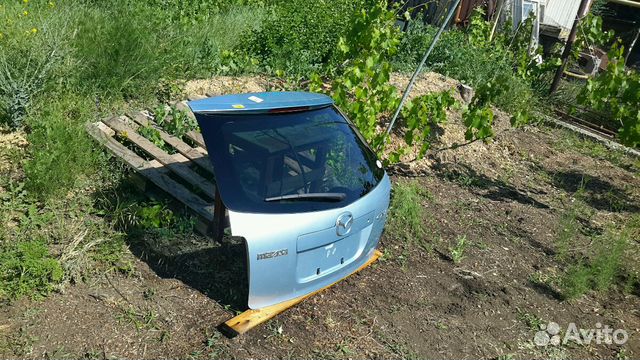 Крышка багажника мазда сх-7 cx-7 голубая Крышка багажника мазда сх-7 cx-7 голубая