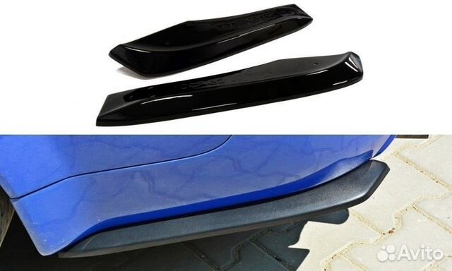 Накладки на бампер Audi RS6 C5 Avant (02-04) MD Накладки на бампер Audi RS6 C5 Avant (02-04) MD