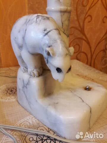 Лампа настольная. Винтаж, антиквариат, 20 век