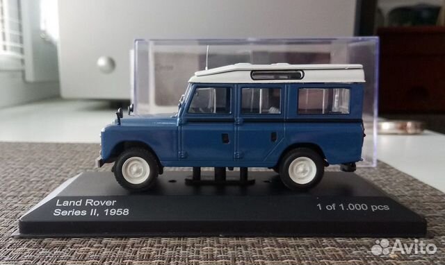 1:43 Land Rover Series II SW 1958 blue White Box