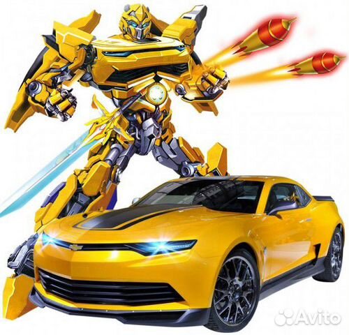 Радиоуправляемый робот трансформер Camaro Радиоуправляемый робот трансформер Camaro