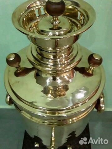 Самовар угольный на дровах с медалями 5л Баташев