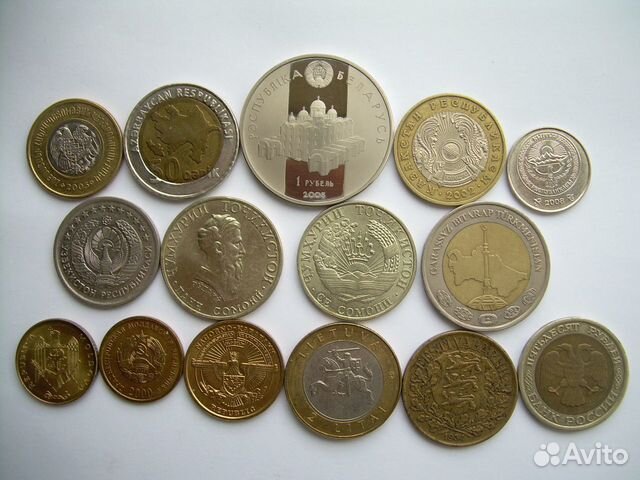 Коллекция монет, бывшего СССР и Европы Коллекция монет, бывшего СССР и Европы