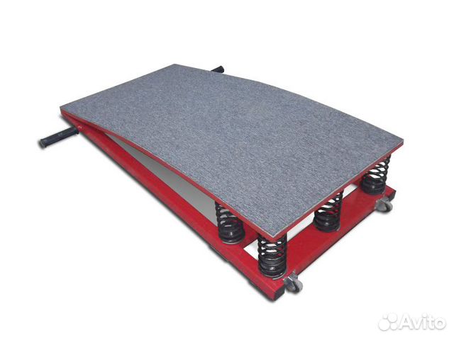 Мостик гимнаст. пружинный с гнутой платформой