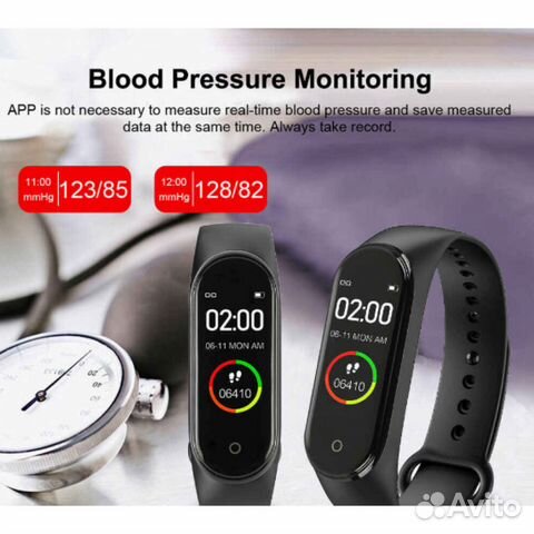 Фитнес браслет Intelligence Health Bracelet M4