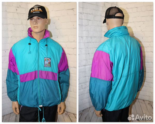 Винтажная ветровка «Marcel Clair», Sky Diving 1992 Винтажная ветровка «Marcel Clair», Sky Diving 1992