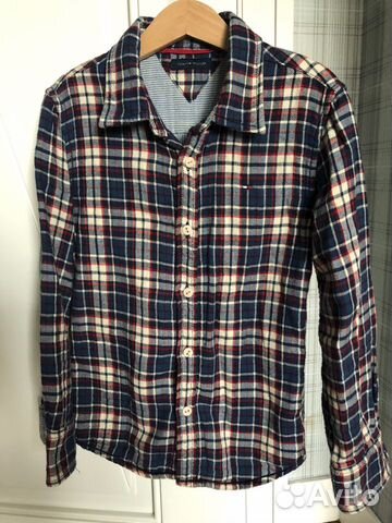 Рубашка фланелевая Tommy Hilfiger, 128 - 134 Рубашка фланелевая Tommy Hilfiger, 128 - 134