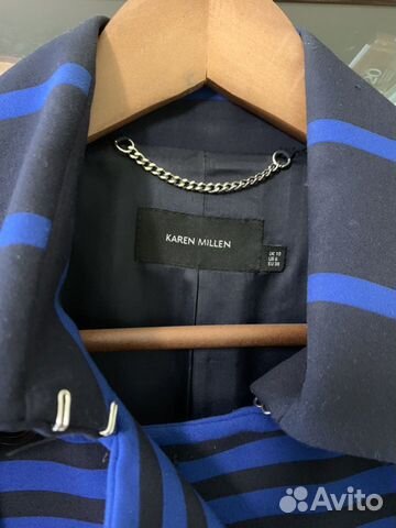 Пальто в полоску Karen Millen Пальто в полоску Karen Millen