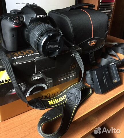Фотоаппарат nikon D3300 AF-P 18-55 VR Kit