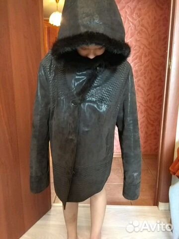 Кожаная куртка утепленная 52-54 Кожаная куртка утепленная 52-54