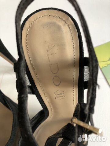 Туфли Aldo босоножки чёрные на каблуке Туфли Aldo босоножки чёрные на каблуке