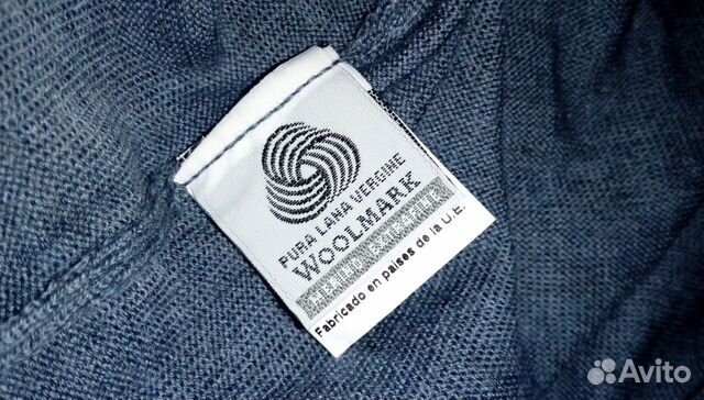 Пуловер свитер 100 шерсть мериноса Woolmark