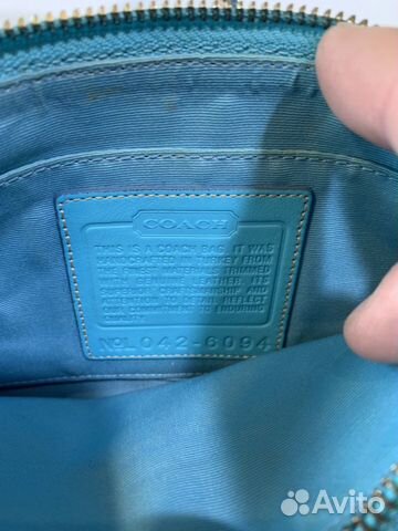 Клатч/коктейльная сумочка Coach. Оригинал