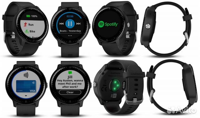 Garmin Vivoactive 3 Music Черные умные часы Garmin Vivoactive 3 Music Черные умные часы