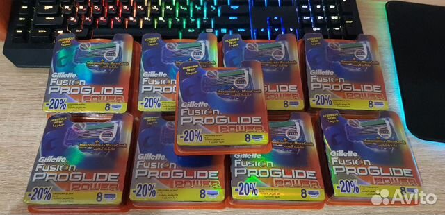 Gillette Fusion Proglide Power сменные кассеты 8шт Gillette Fusion Proglide Power сменные кассеты 8шт
