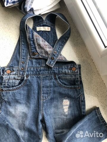Джинсовый Комбез Zara 98 р Джинсовый Комбез Zara 98 р