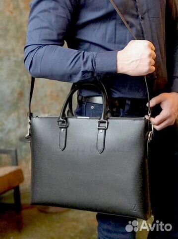 Кожаный портфель Louis Vuitton