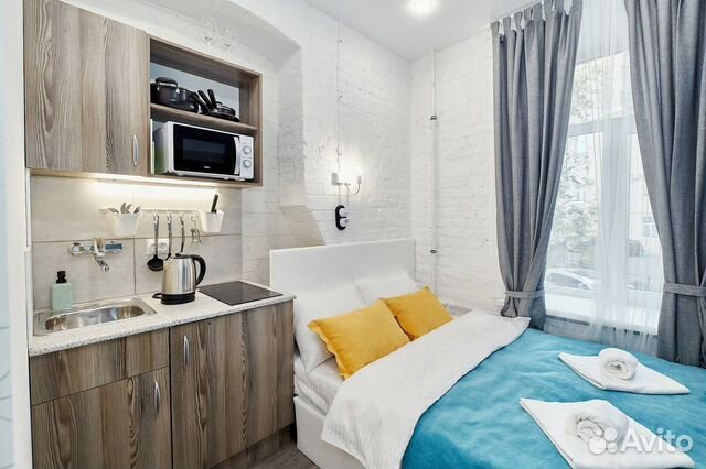 Студия, 15 м², 2/6 эт. Студия, 15 м², 2/6 эт.