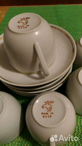 Кофейные чашки с блюдцем СССР