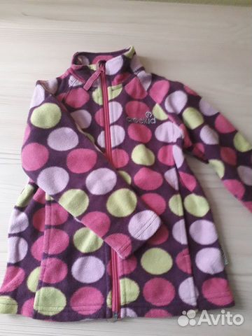 Кофта флисовая для девочки