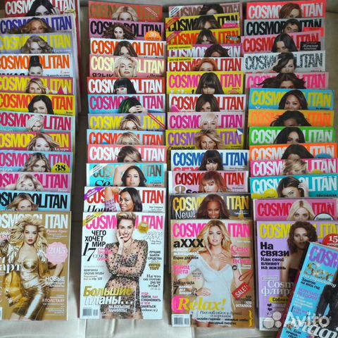 Журналы Cosmopolitan, Glamour и другие