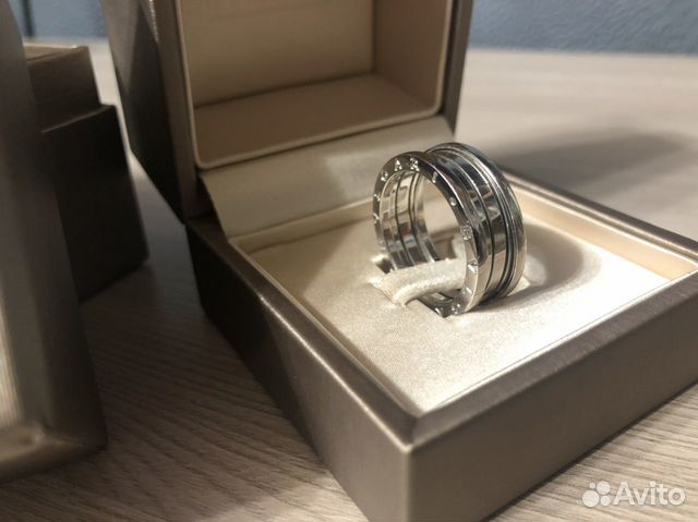 Мужское кольцо Bvlgari новое 51 р-р