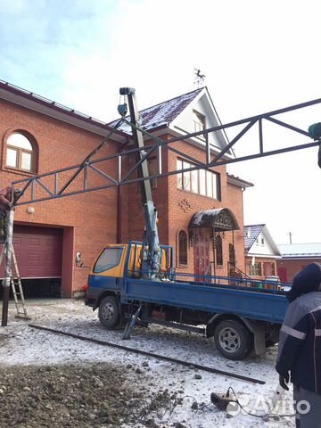 Компактный Кран-Борт манипулятор услуги