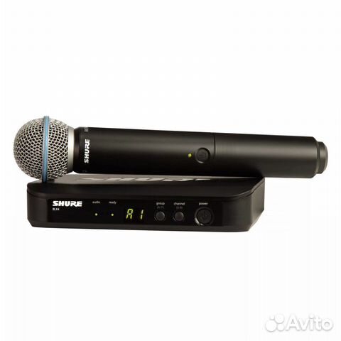 Shure BLX24E/B58 M17 радиосистема вокальная с B58 Shure BLX24E/B58 M17 радиосистема вокальная с B58