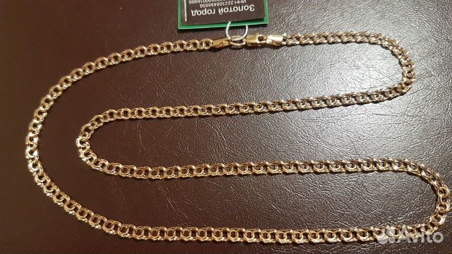 Золотая цепь Бисмарк новая полновесная Золотая цепь Бисмарк новая полновесная