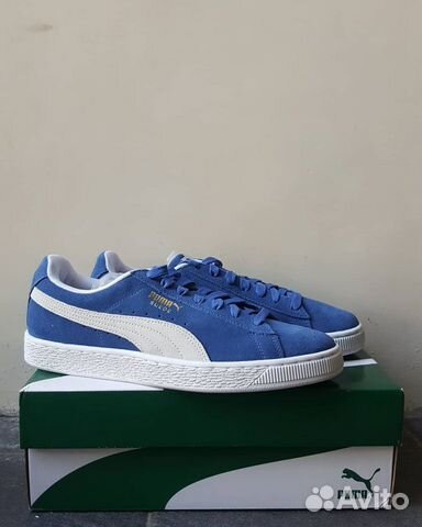 puma suede classic blue