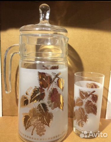 Набор стаканов и кувшин для воды Набор стаканов и кувшин для воды