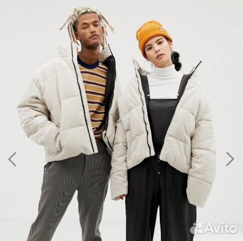 Дутая куртка ASOS вельветовая Дутая куртка ASOS вельветовая