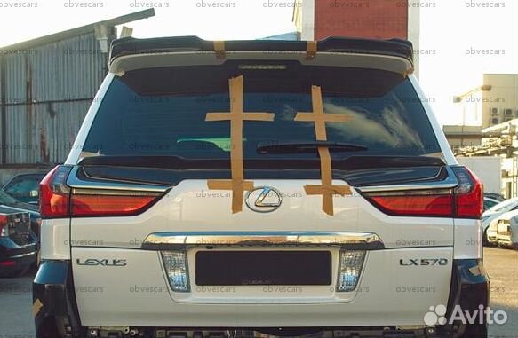 Спойлер double eight star Lexus lx570 lx450d
