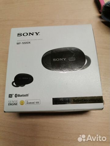 Беспроводные наушники Sony WF-1000X с гарантией Беспроводные наушники Sony WF-1000X с гарантией