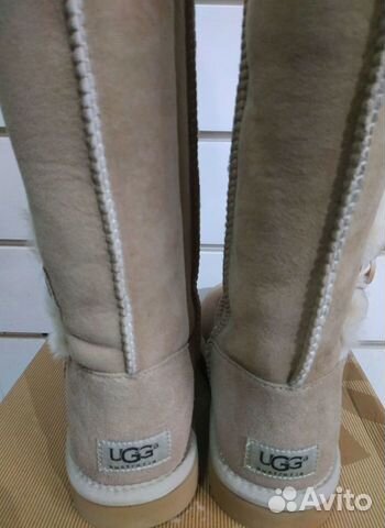 UGG угги, с тремя пуговицами песочные UGG угги, с тремя пуговицами песочные