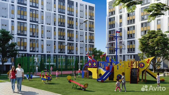 2-к квартира, 62.3 м², 4/6 эт.