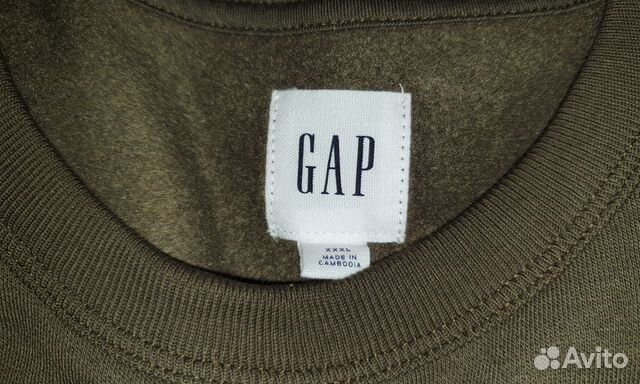 Толстовка (свитшот) GAP р 3Xl начес новый оригинал Толстовка (свитшот) GAP р 3Xl начес новый оригинал