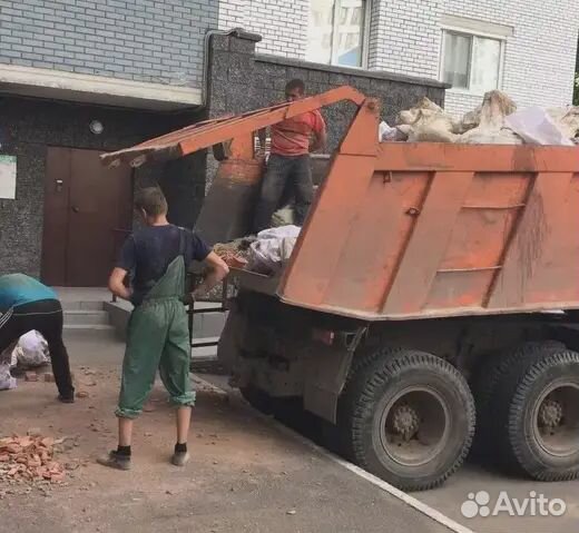 Вывоз мусора.Снос домов.Камаз.Расчистка участка
